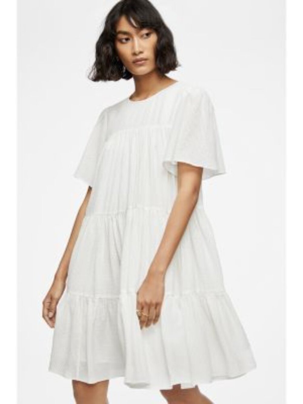 Anine Bing White Textured Top - S/P